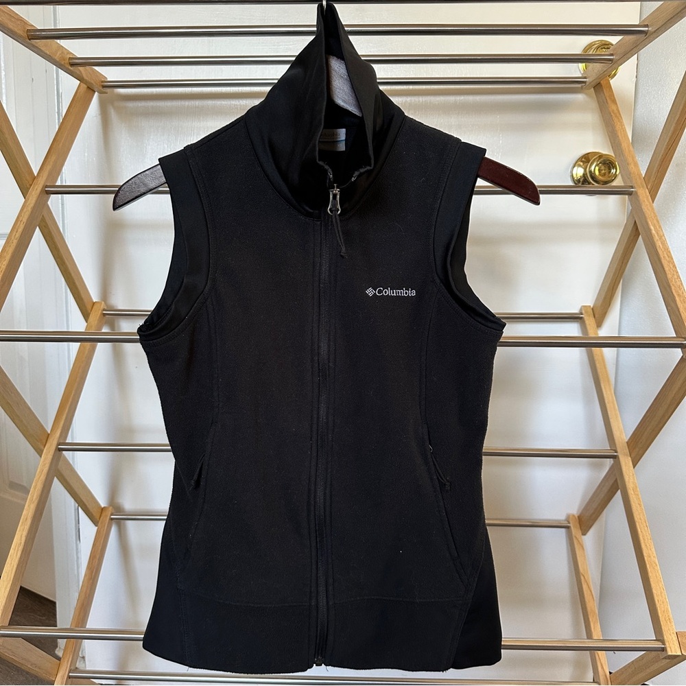Columbia XS Black Fleece Vest
